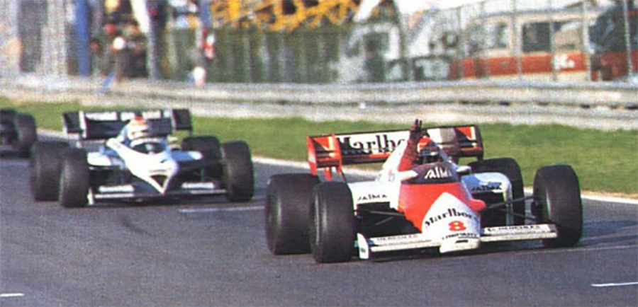 Lauda conquistou o título de 84 com sua McLaren Porsche