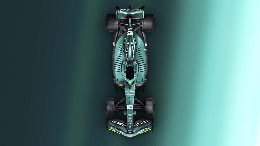 Novo AMR22 da Aston Martin