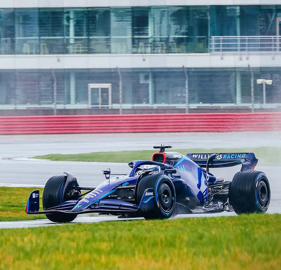 Nova Williams FW44 foi para a pista em Silverstone para shakedown