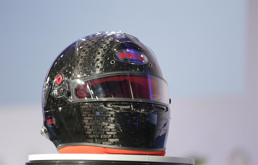 A nova especificação dos capacetes que deverá ser utilizado pelos pilotos da F1