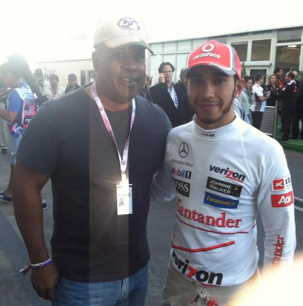 Ribbs e Hamilton se encontraram no GP dos EUA de 2012, em Austin