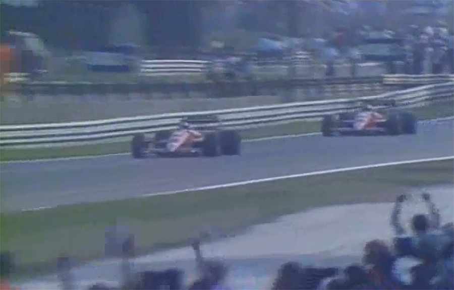 Berger e Alboreto fazem dobradinha da Ferrari em Monza