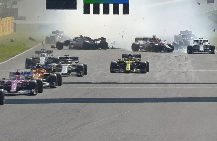 Acidente forte em relargada de Mugello