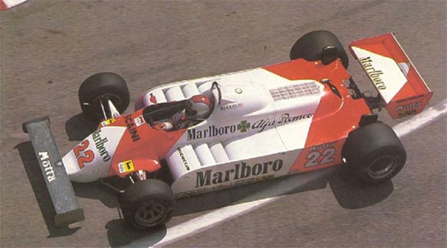 Mario Andretti com a Alfa Romeo na temporada de 1981 da F1