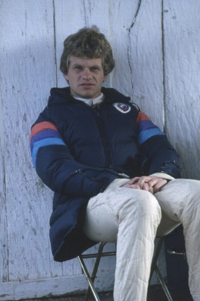 Ingo Hoffmann nos boxes de Interlagos em 1980