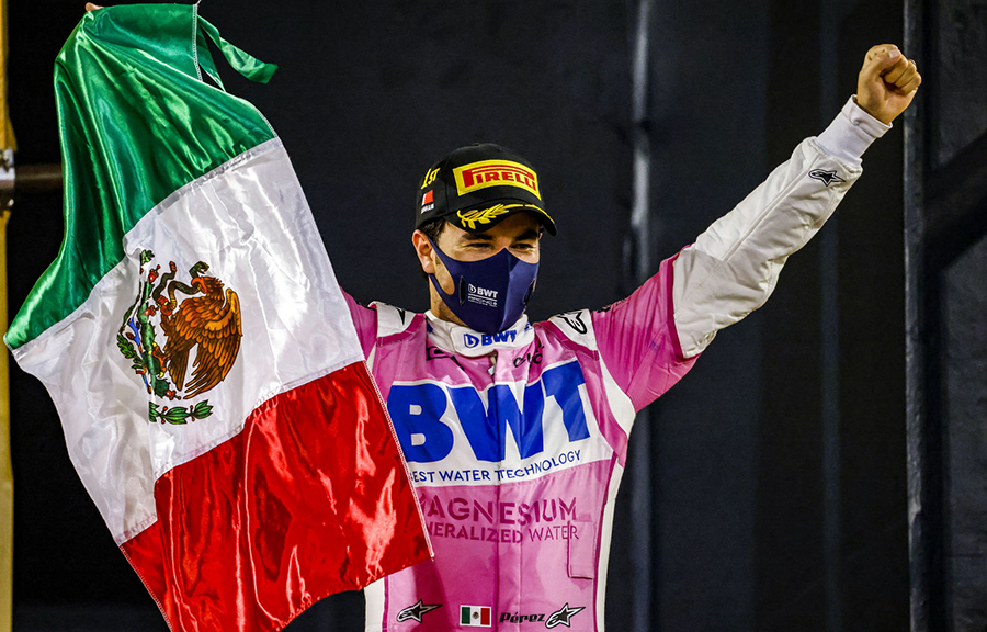 Sergio Pérez conquistou sua primeira vitória na F1, no Sakhir