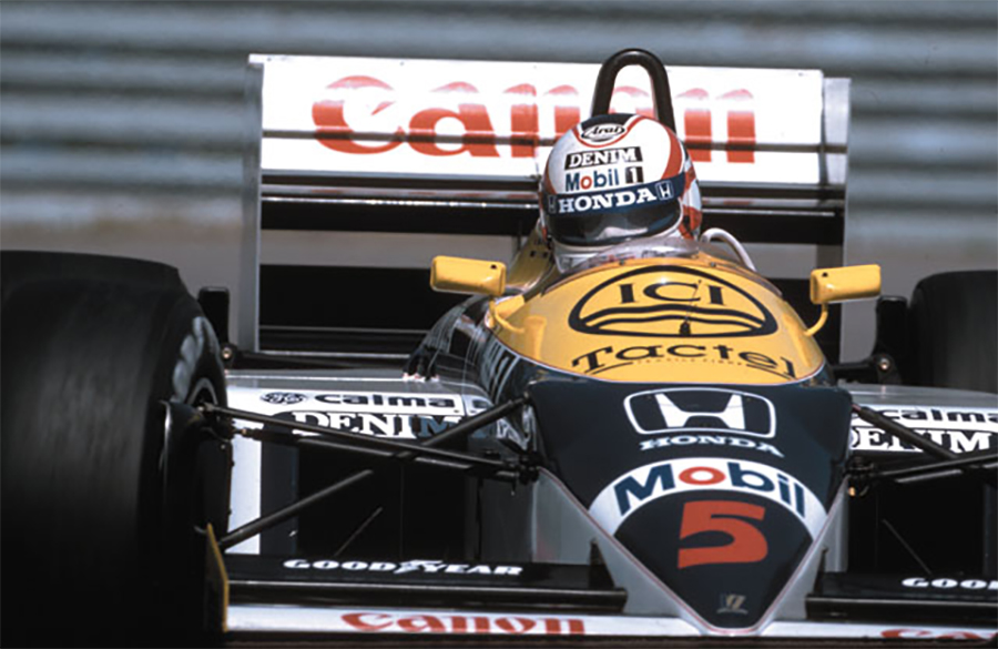 Mansell passou perto do título em 1986