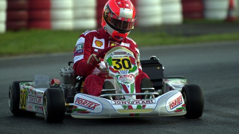 Imagem sobre O dia em que Schumacher bateu Hamilton no Mundial de Kart