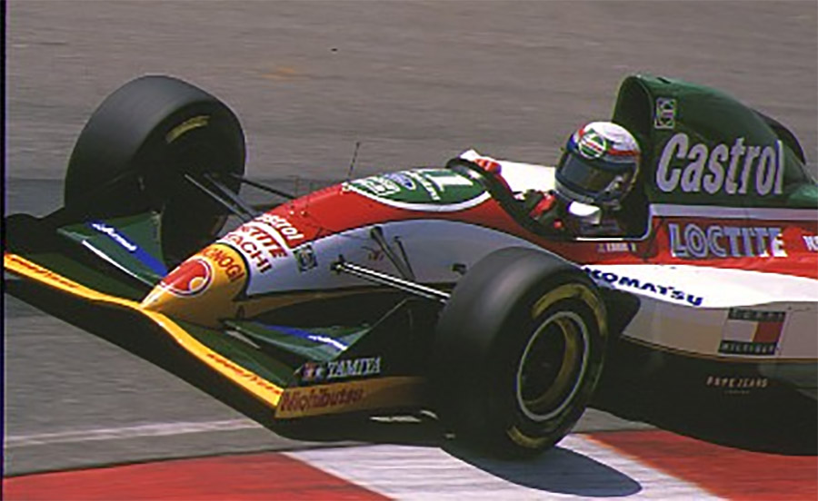 Zanardi teve um ano complicado em 1993 quando corria na Lotus