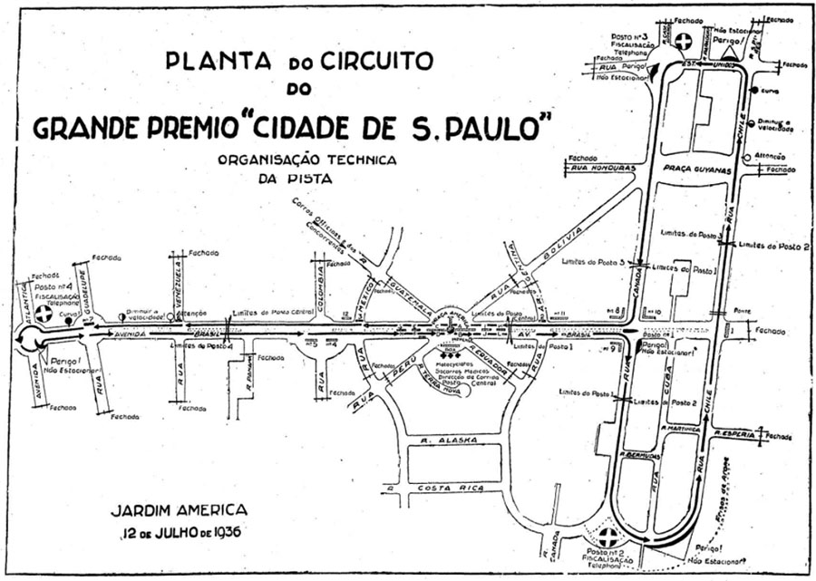 Circuito de rua do GP de São Paulo 