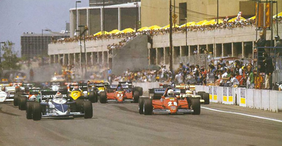 Detroit foi um das principais sedes da F1 nos EUA nos anos 80