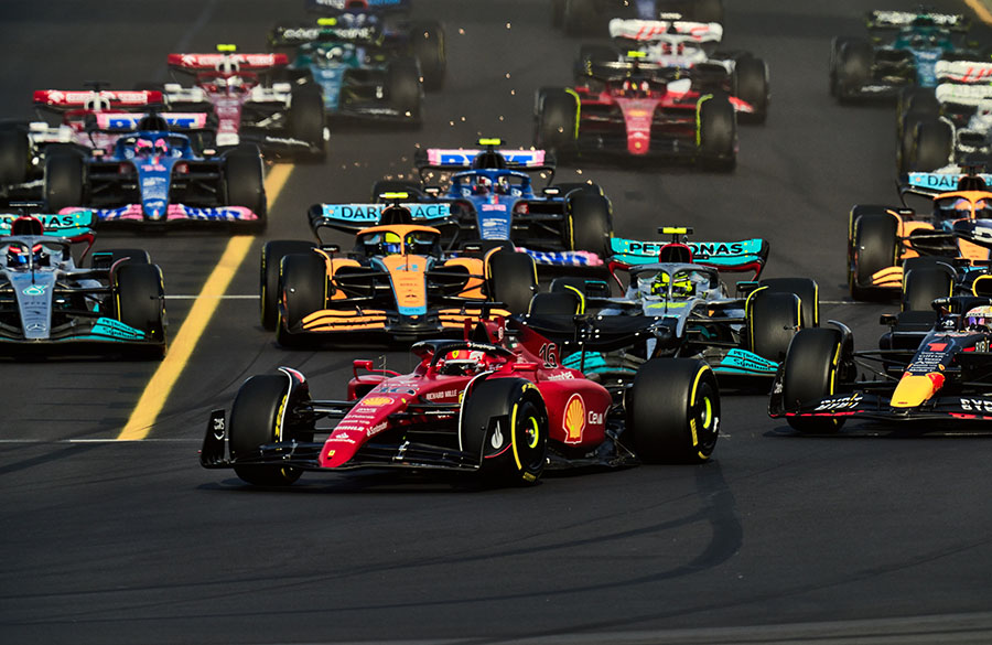 Leclerc liderou todas as voltas do GP da Austrália de 2022 da F1