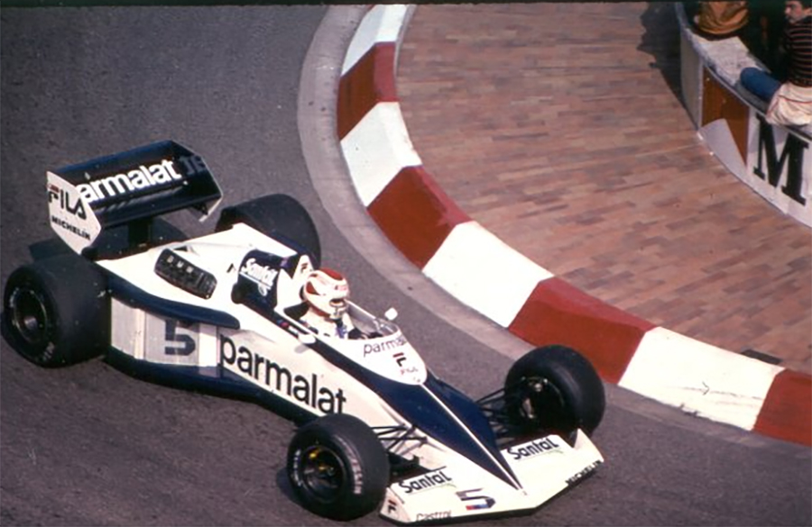 Nelson Piquet conquistou dois de seus três títulos na F1 pela Brabham