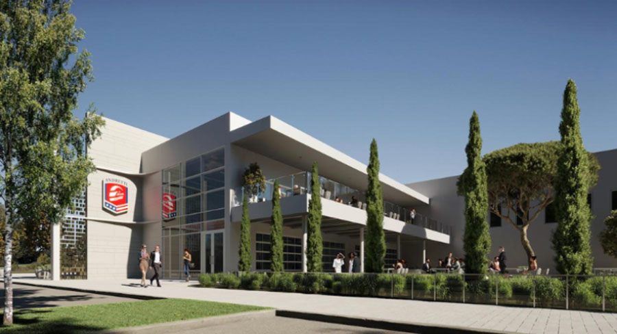 Nova sede da Andretti está sendo construída em Indianápolis (Imagem: Andretti Autosport)