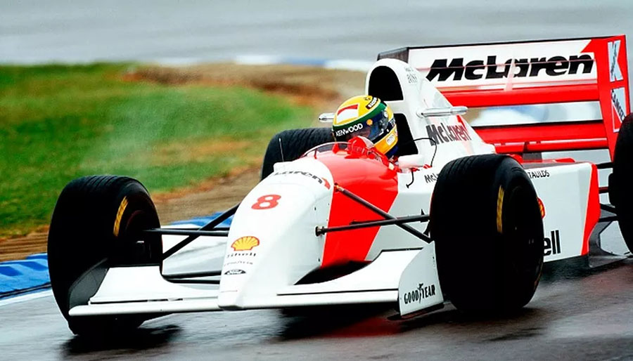 Senna não deu chances aos rivais no GP da Europa de 1993