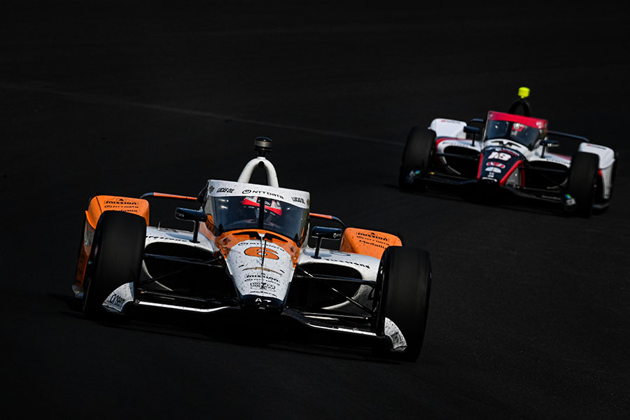  Felix Rosenqvist  tem sido constantemente rápido com sua McLaren para a Indy 500 de 2023