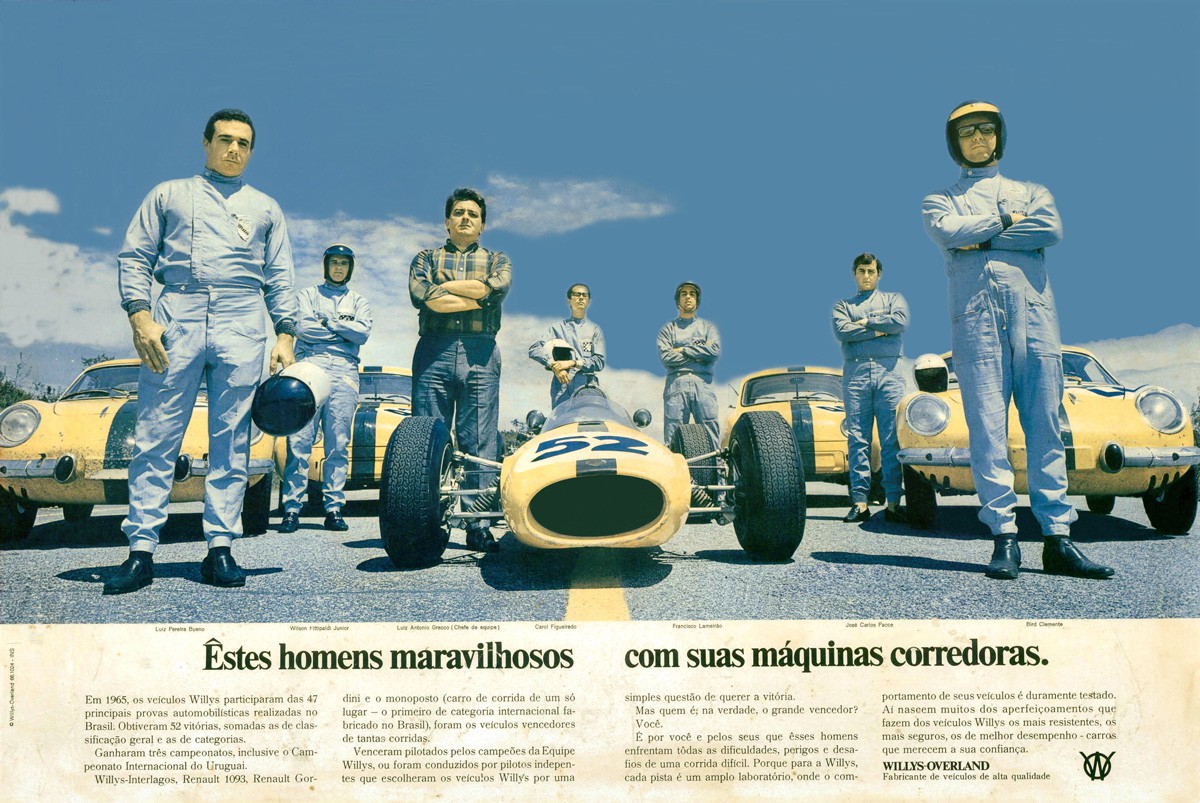Com Clemente como um das principais estrelas, a equipe Willys se tornou um marco para o automobilismo brasileiro